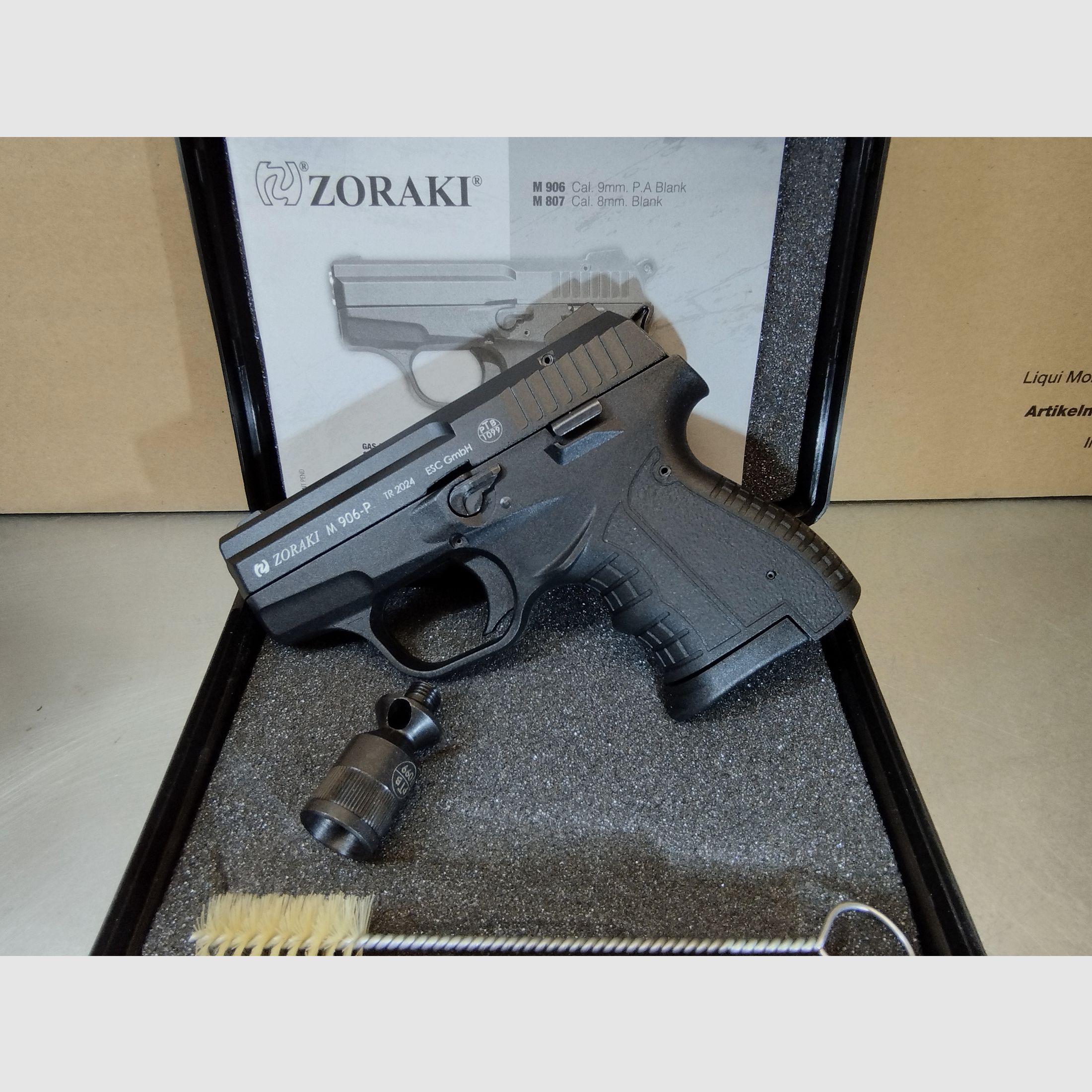 Zoraki 906 Schreckschusswaffe 9mm PAK schwarz !!Neuwaffe!! 