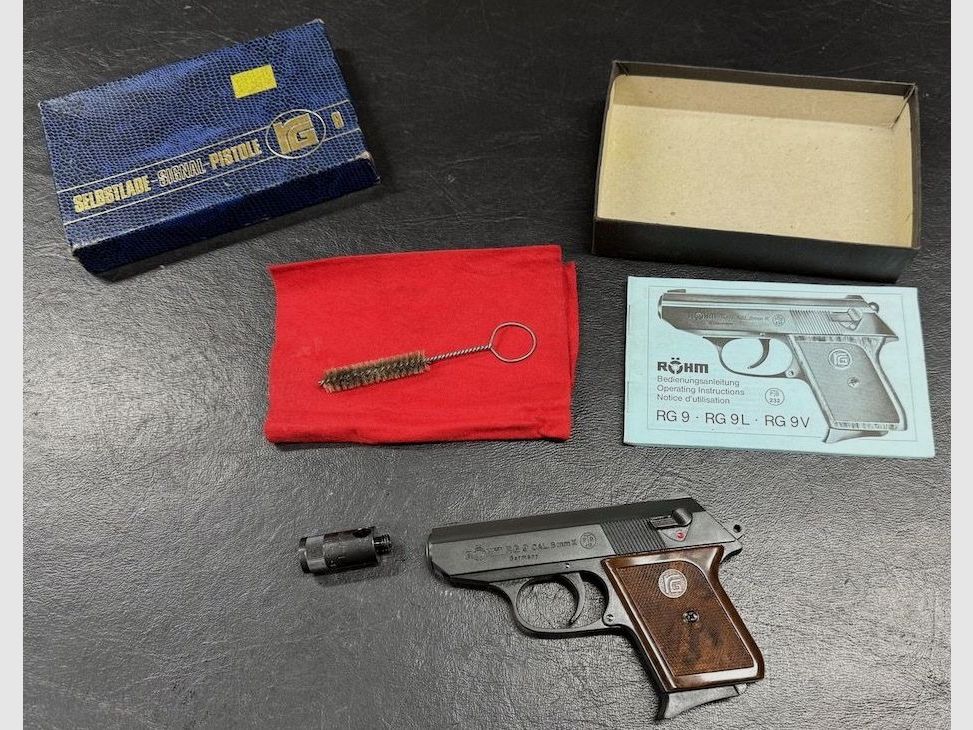 Röhm RG9 blank firing pistol (8 mm K., PTB 413) RG 9