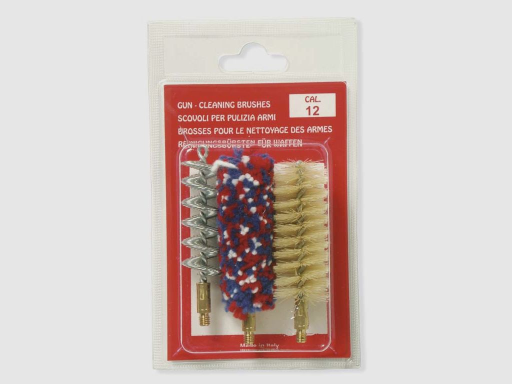 BÜRSTENSET -Wolle/Nylon/Stahldraht Kal.12