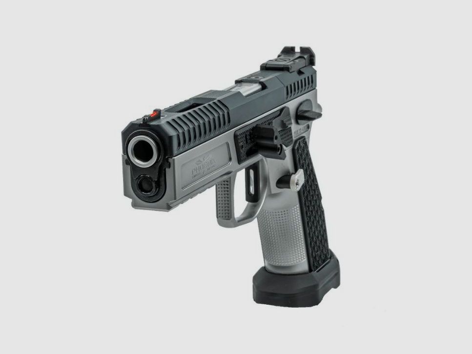 Phoenix Drake Production Pistool, Duotone, 9×19, SAO, OR LPA, zwarte richtkorn, afbeelding 3 van 3