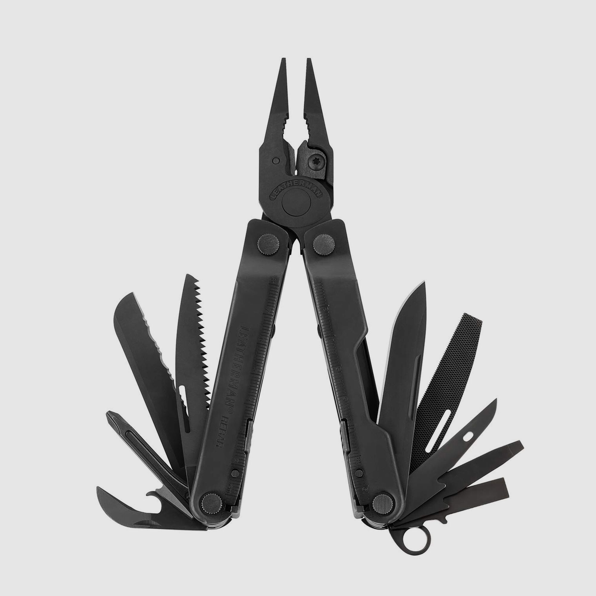 Leatherman REBAR Black, Molle Holster, Schwarz