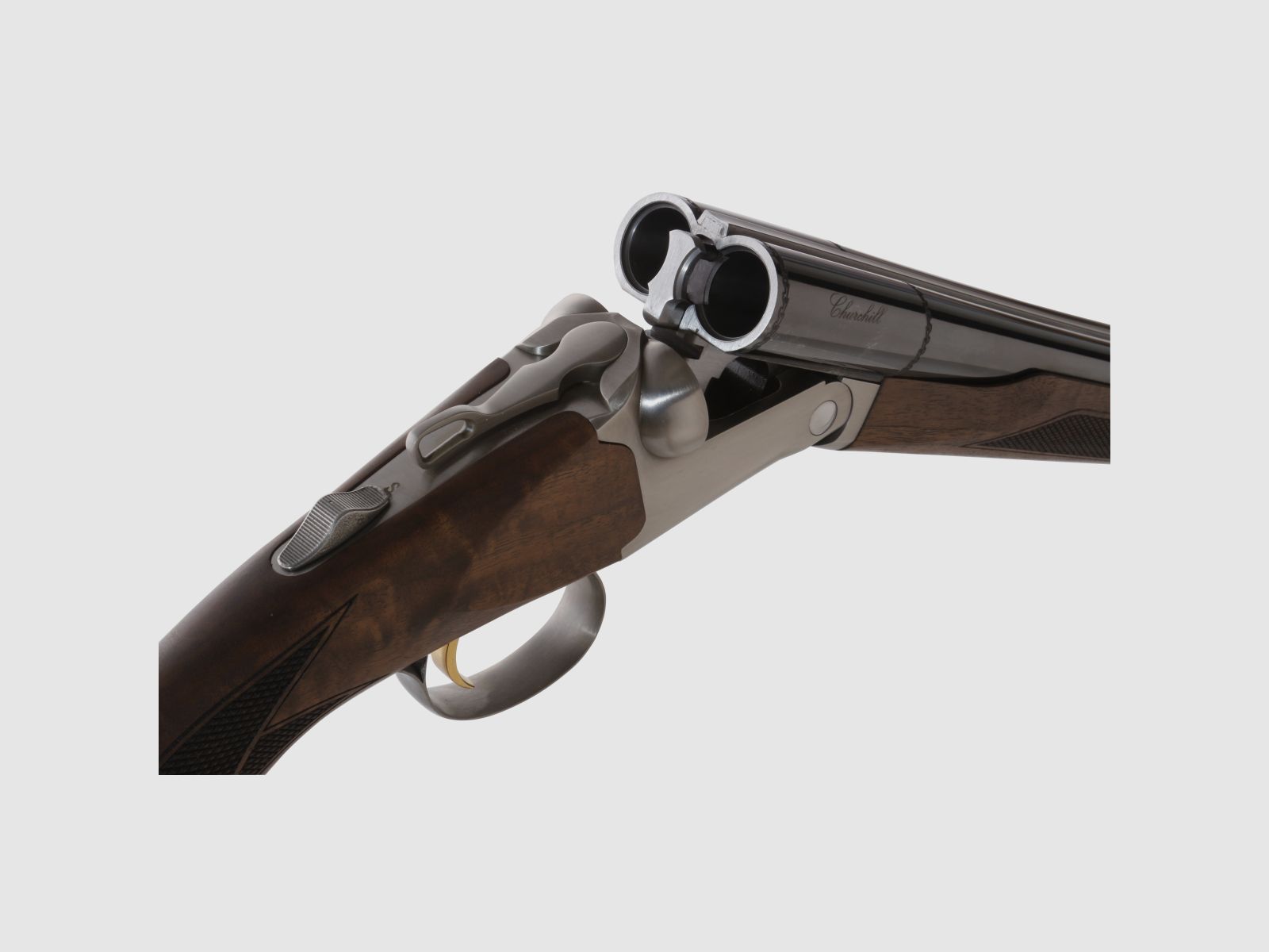 AKKAR Geweer DF Churchill 512 Jacht Silxber Uittrekker 71cm 12/76 Mag.