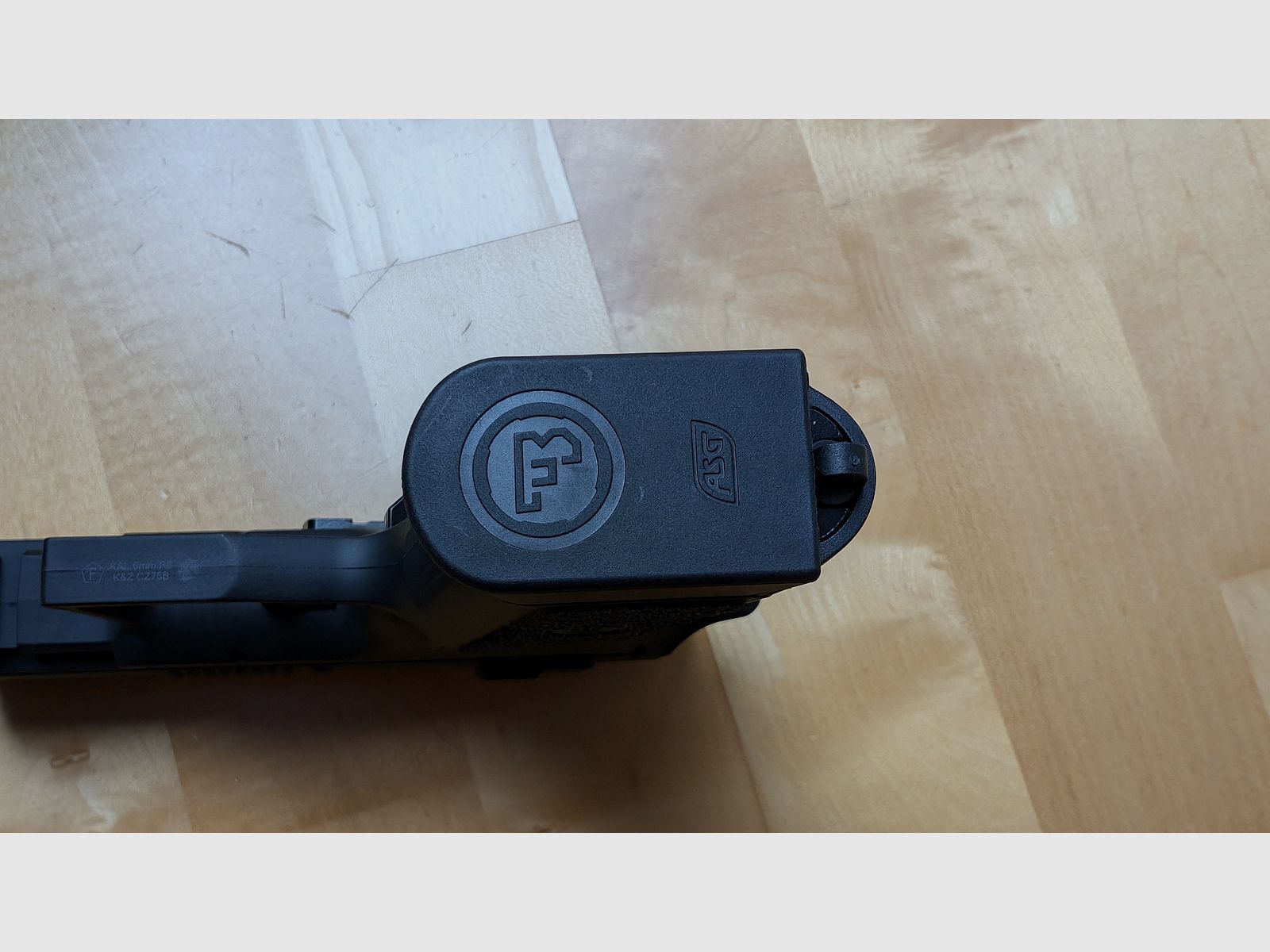 Airsoft Softair ASG CZ 75 P-07 Duty m. Metallschlitten CO2 Blowback 6mm BB