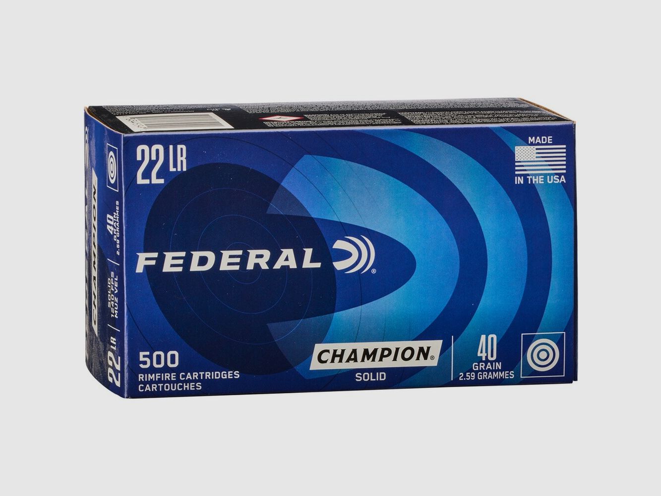 Federal Munizioni .22 lfb. Champion Training 2,59g/40grs., immagine 1 di 4