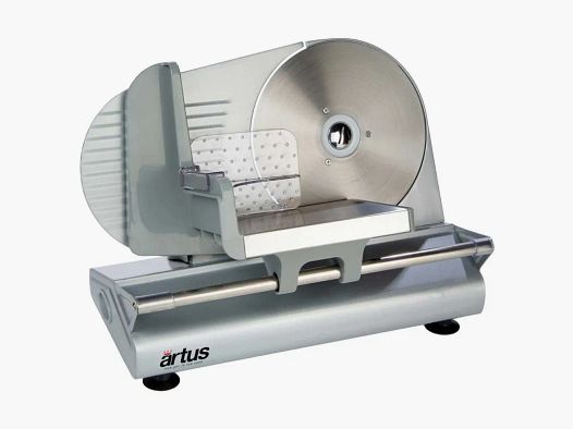 Elektrische Aufschnittmaschine 150W Klinge Edelstahl Ø220mm Stahl/Alu