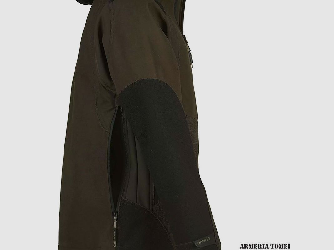 UNIVERS – JACKE JAGD MICROFASER U-TEX GRÜN/SCHWARZ, Bild 4 von 4