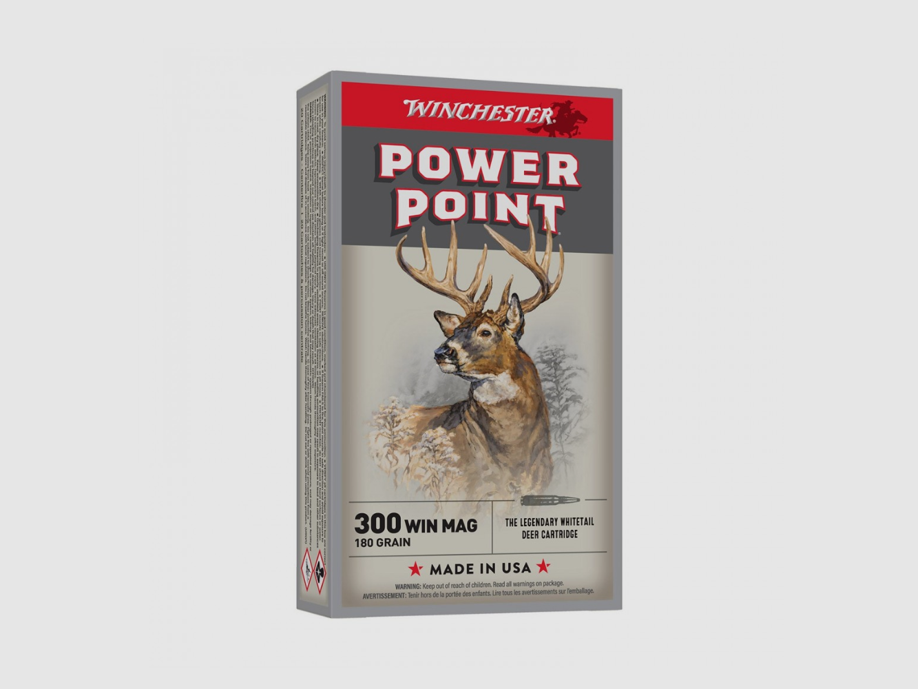 Winchester Power Point Cal 300 WSM 180 grains