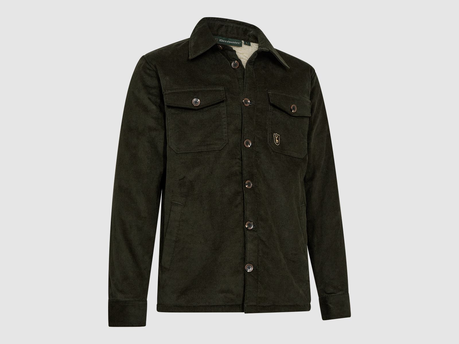 Giacca in corduroy foderata Sherpa - Timber - Taglia: S