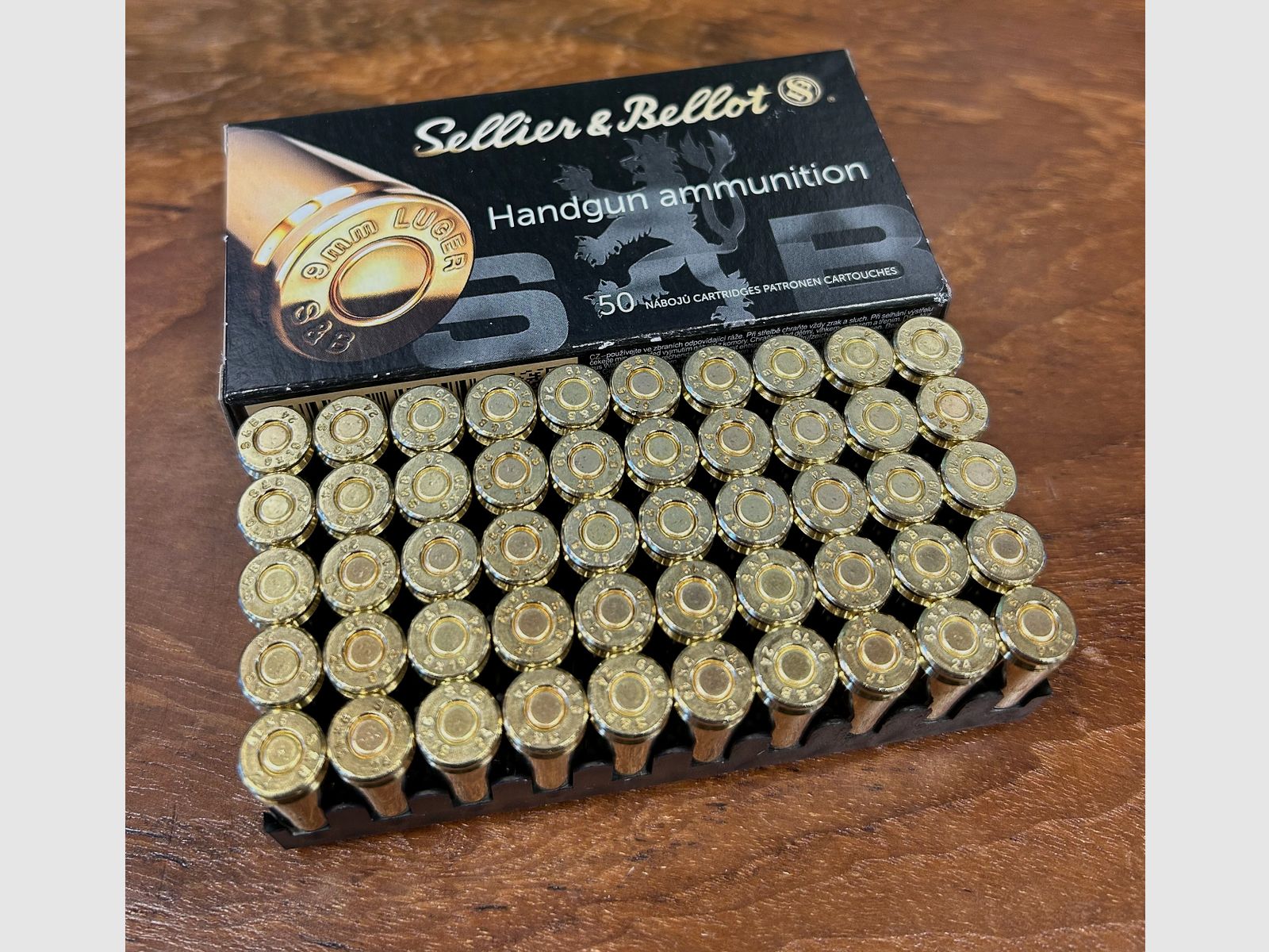 Sellier & Bellot 9 mm Luger Vollmantel 8,0g/124grs.