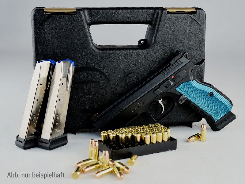 CZ Shadow 2, Negro-Azul