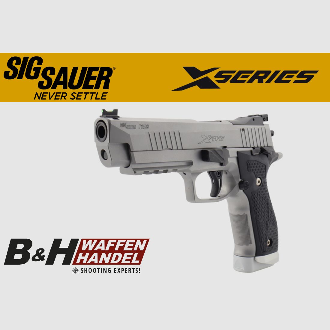 Sig Sauer P226 X-Five Supermatch 9mm Super Match X5 X-5 9x19 SIG Custom Works Finanzierung möglich!