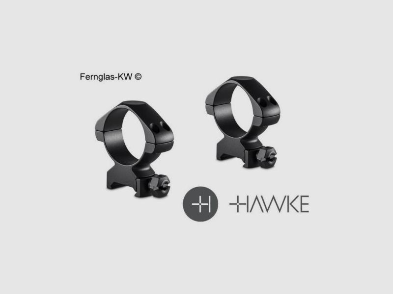 HAWKE 23020 2 Stück Ringmontagen 34 mm Precision Steel Weaver Niedrig