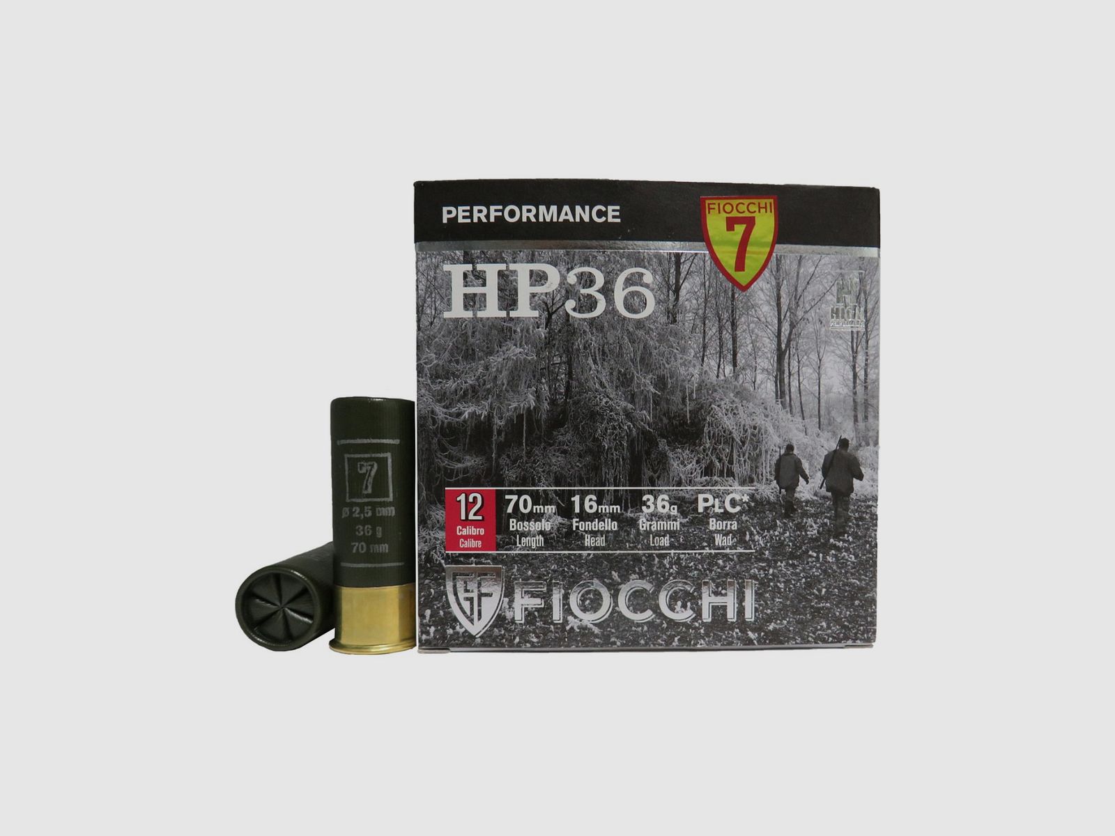 Fiocchi HP 36 Patronen 12/70 36 g Bleischrot 7