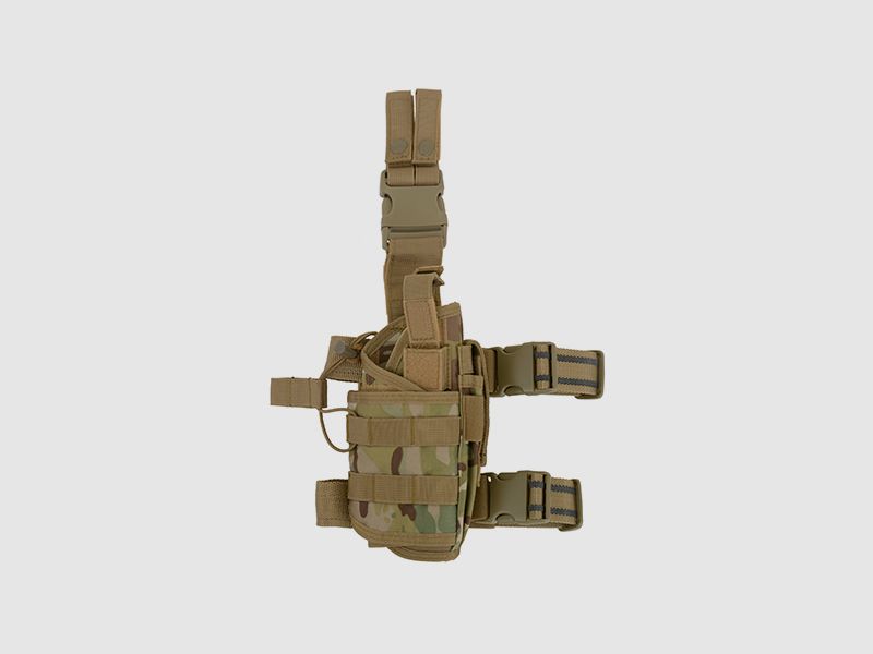 2-Ways Carrying Type Tactical Drop Leg Holster - Multicamo [8FIELDS]