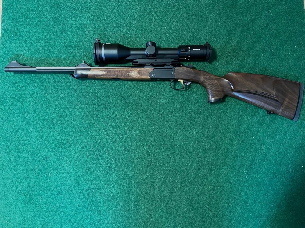 Merkel dream weapon MERKEL KIPPLAUFBÜCHSE K5 EXTREME .308 Win. Mounted zeroed in