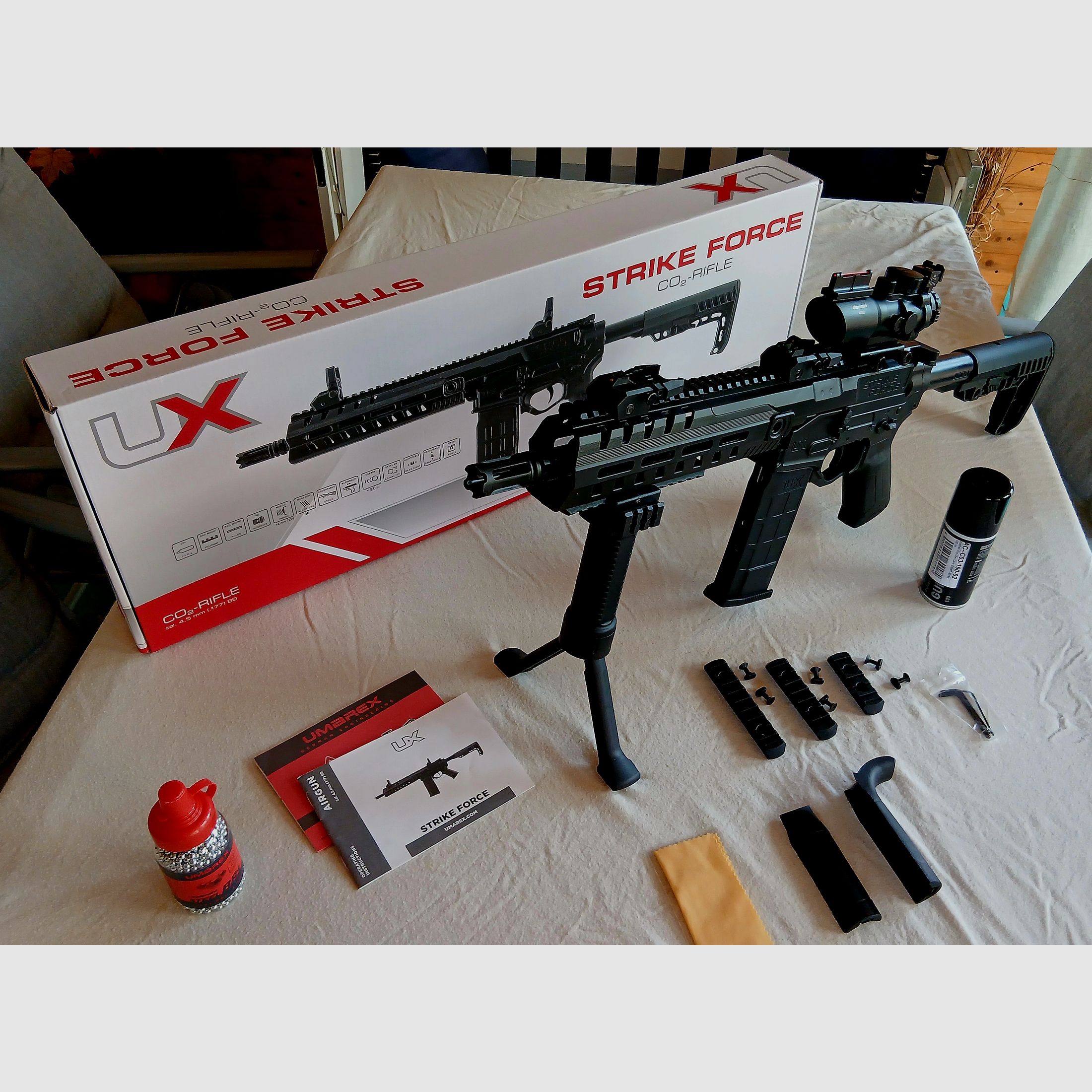 Strike Force Umarex 4,5 BB Blowback Co2 OVP +Zubehör