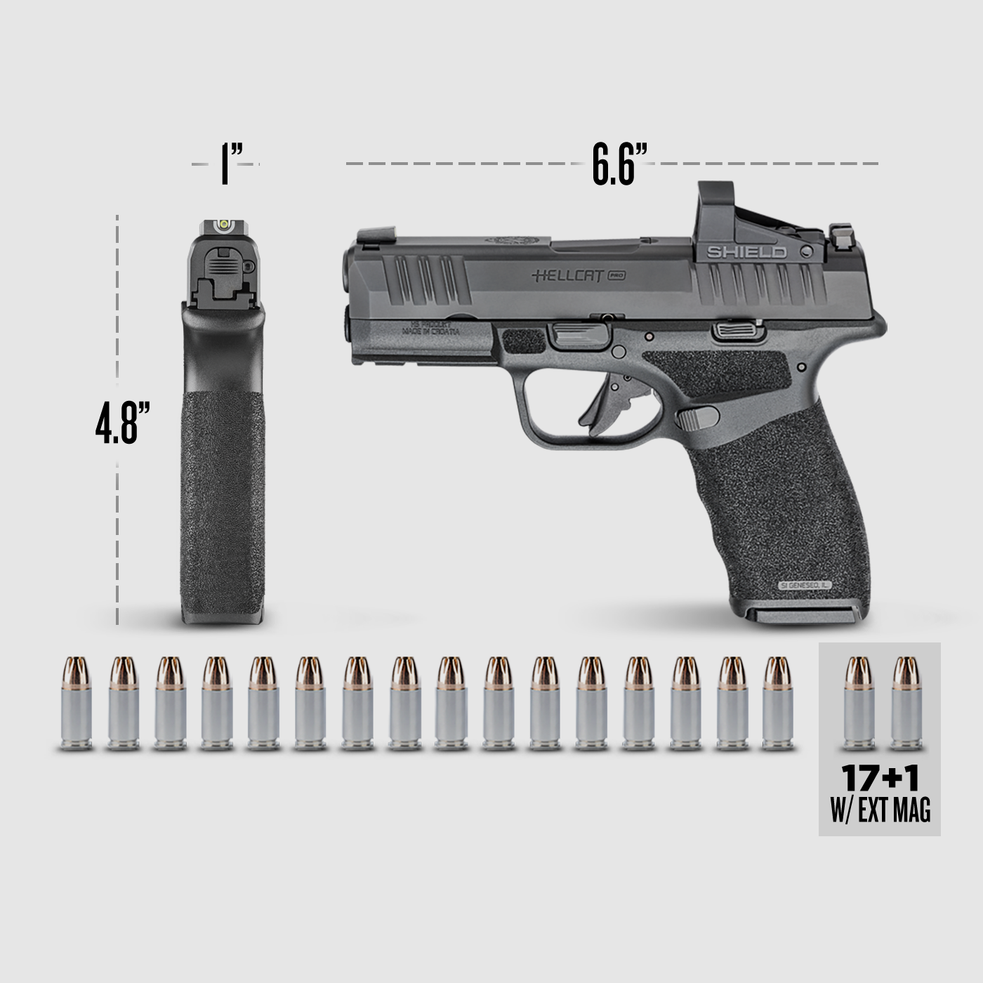SPRINGFIELD ARMORY HELLCAT PRO OSP TB 9X19, Bild 1 von 4