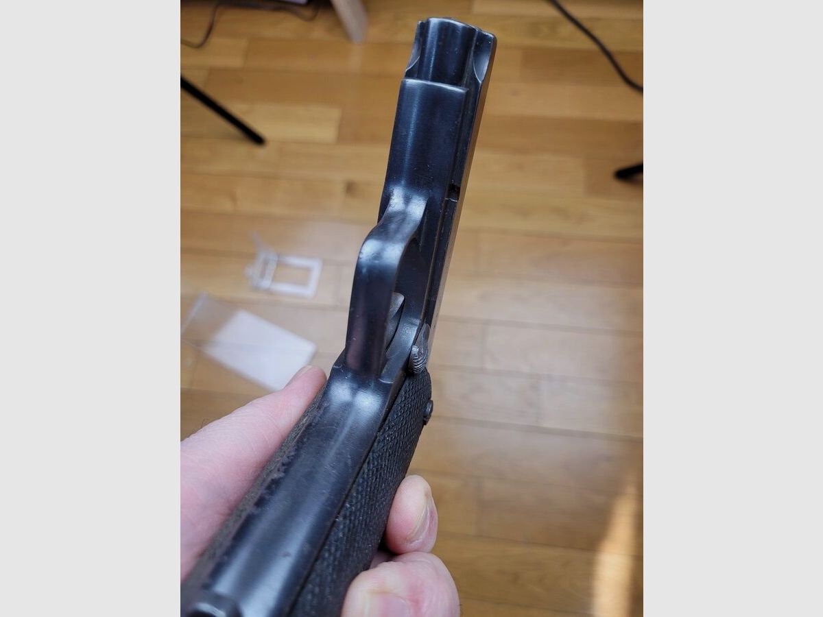 Zeer goede en legendarische pistol "Ruby" – vervaardigd door "Vesta" uit de Eerste Wereldoorlog – kaliber 7,65 Browning – pistool van de loopgravenreiniger van 14/18 – BE / TBE, afbeelding 10 van 14