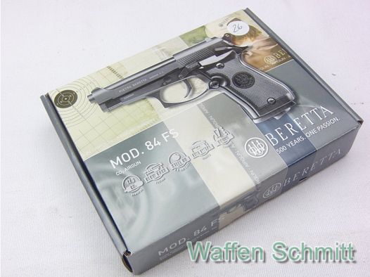 CO2 Pistole Beretta 84 FS, Kaliber 4,5mm Steel BB.Im Originalkarton.NEUWERTIG!!!