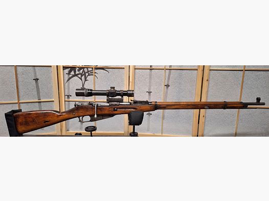 Mosin Nagant Tula 1935 PE Francotirador con montaje Smirnskiy 7,62x54R
