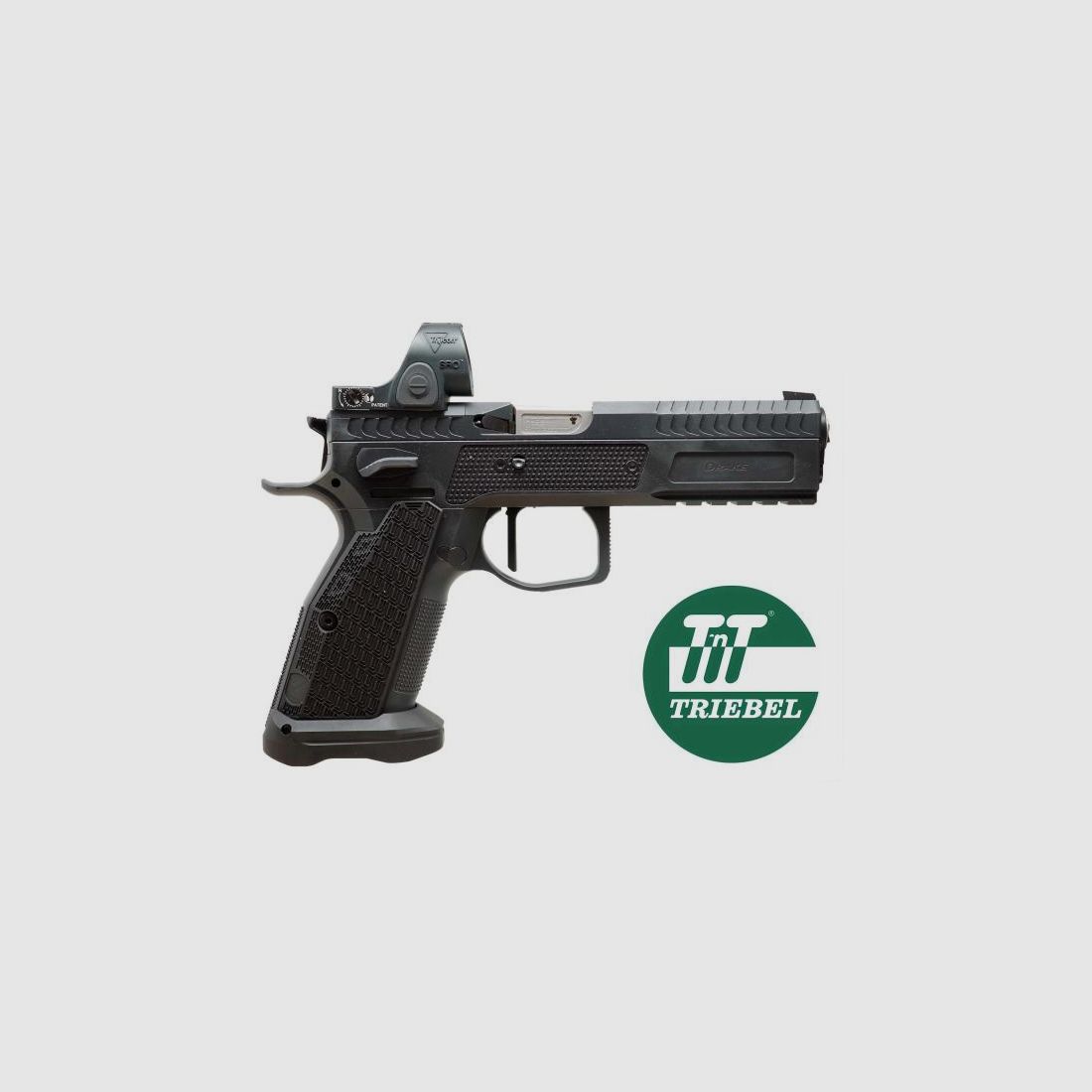 PHOENIX SwissMade Pistol Mod. Drake Optical -5' 9mmLuger BLACK