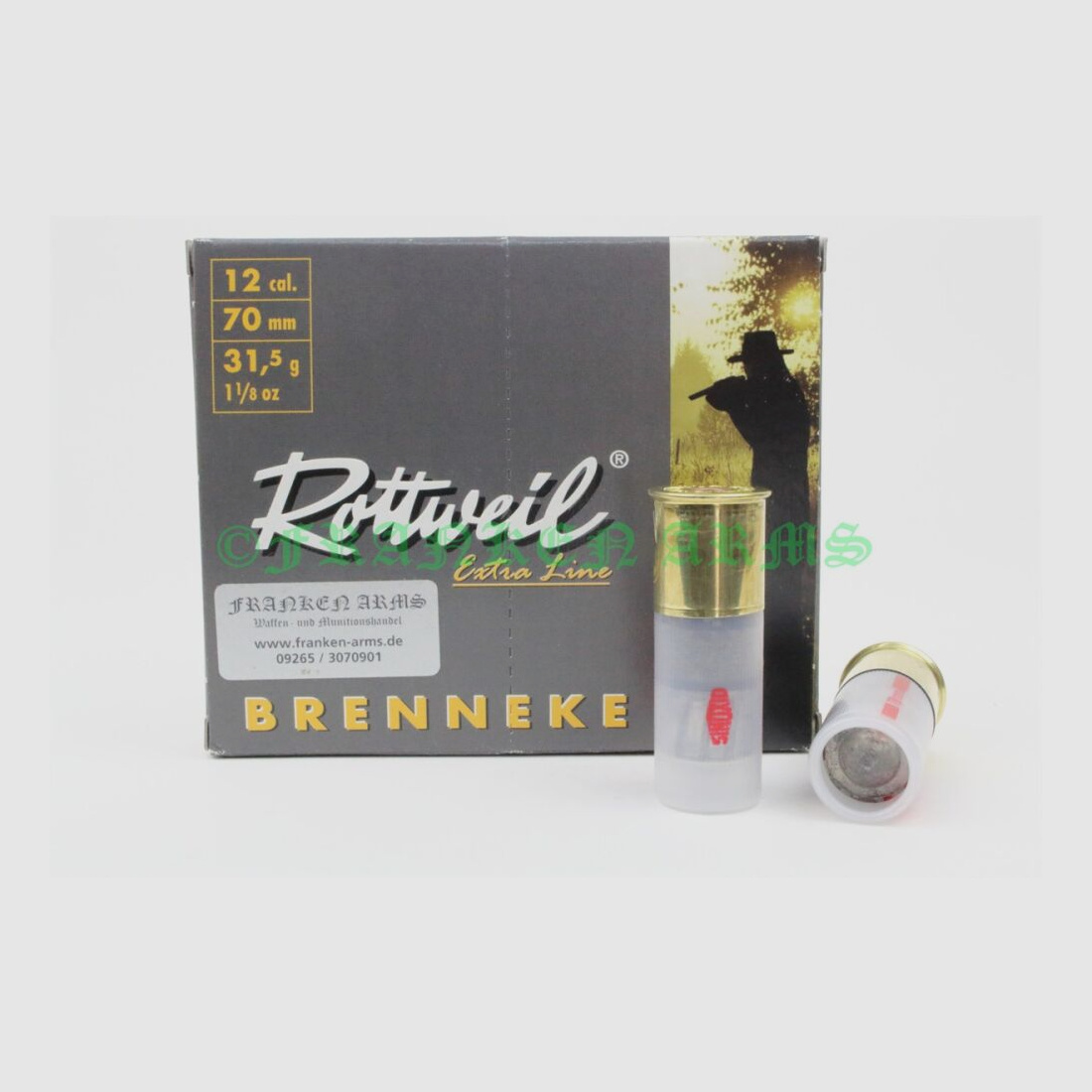 Rottweil	 Brenneke Classic 12/70 31,5g 10 Stück Staffelpreise