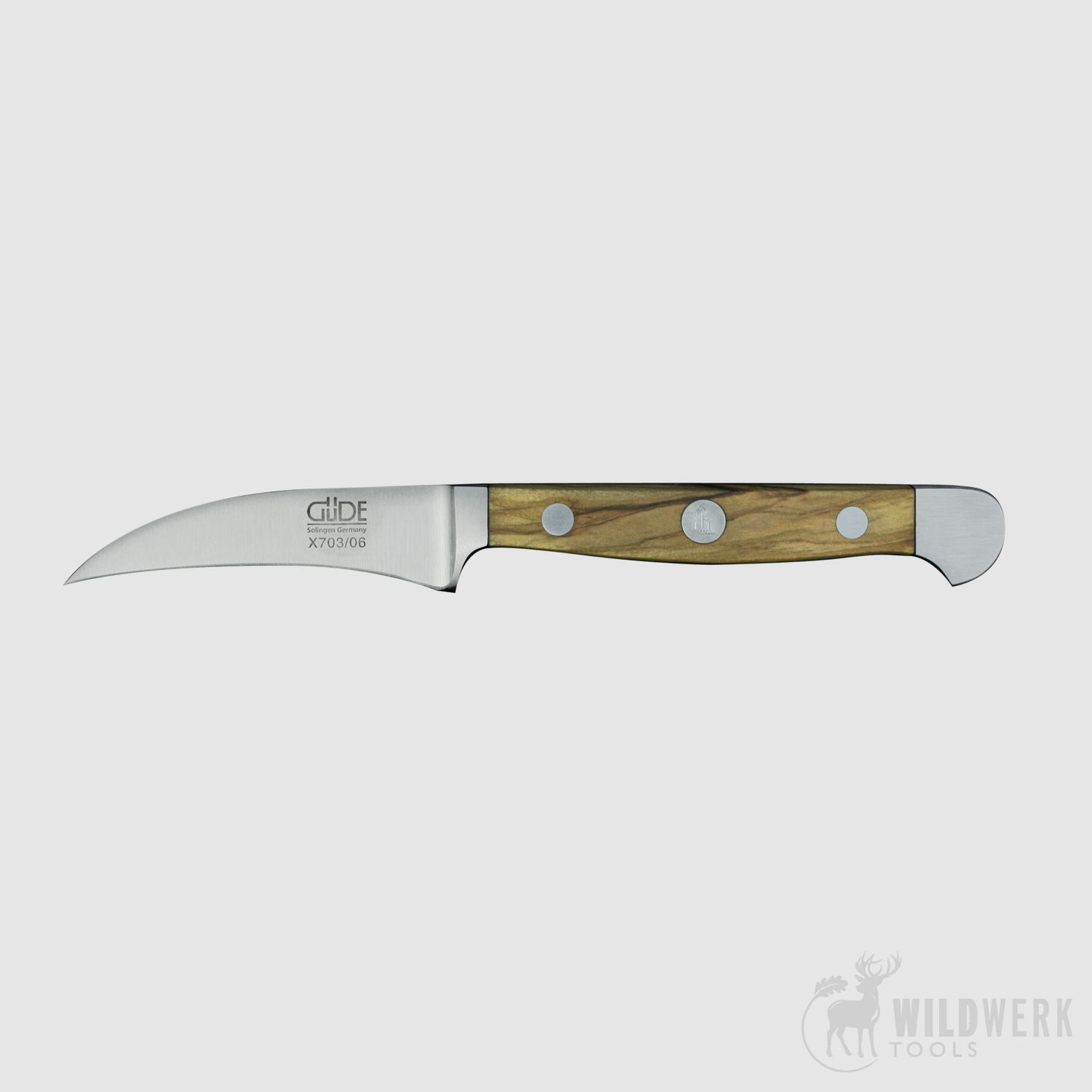 Güde Peeling Knife Alpha Olive