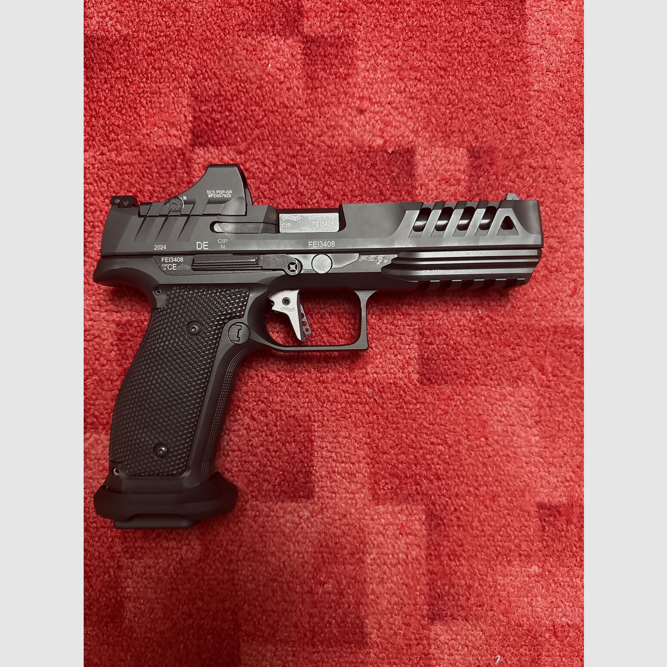 Walther PDP Match Full Size Stahlrahmen mit Reddot