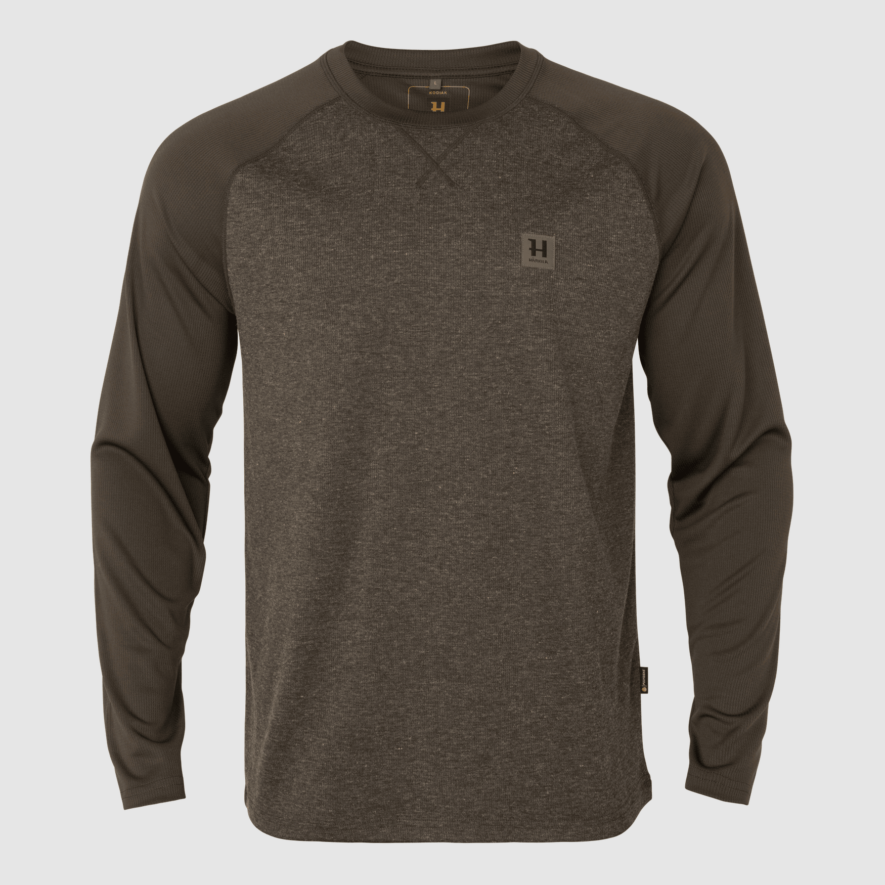Härkila Kodiak CleverWool L/S T-shirt Homme Vert Chasse Foncé L