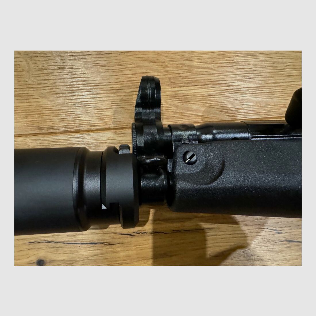 Heckler and Koch SP5 rifle with B&T RBS silencer SQD™ Compact