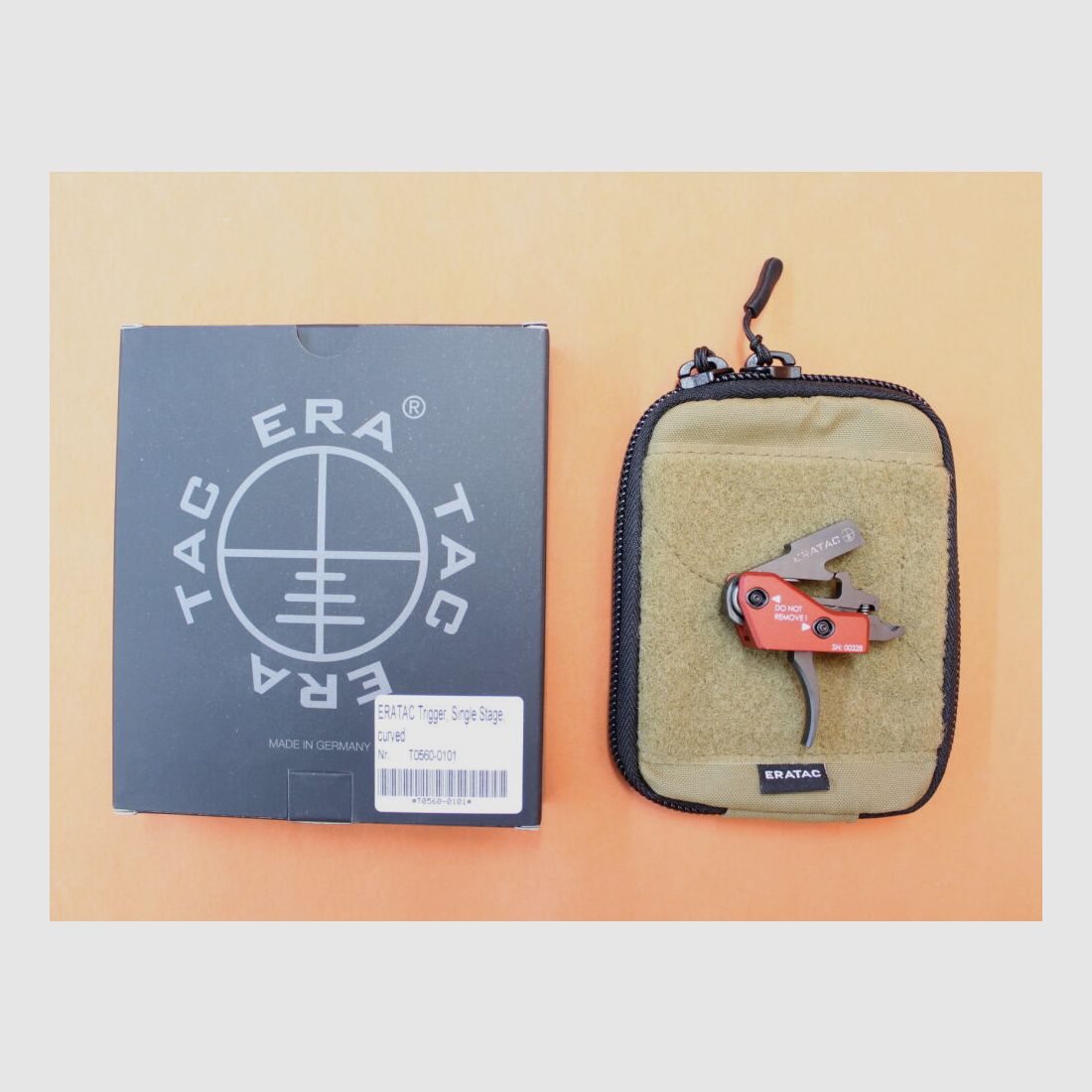 ERATAC AR-15 Umschaltbarer Sportabzug ERATAC Trigger Curved Single Stage (10/ 15 N) , z.B. Aim15/ OA-15