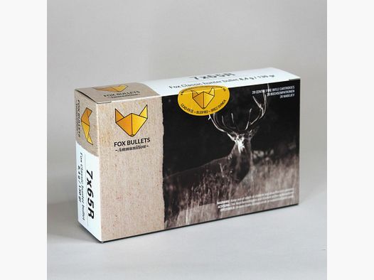 Fox Bullets Classic Hunter 7x65 R 130GR / 8,4g sans plomb 20 cartouches