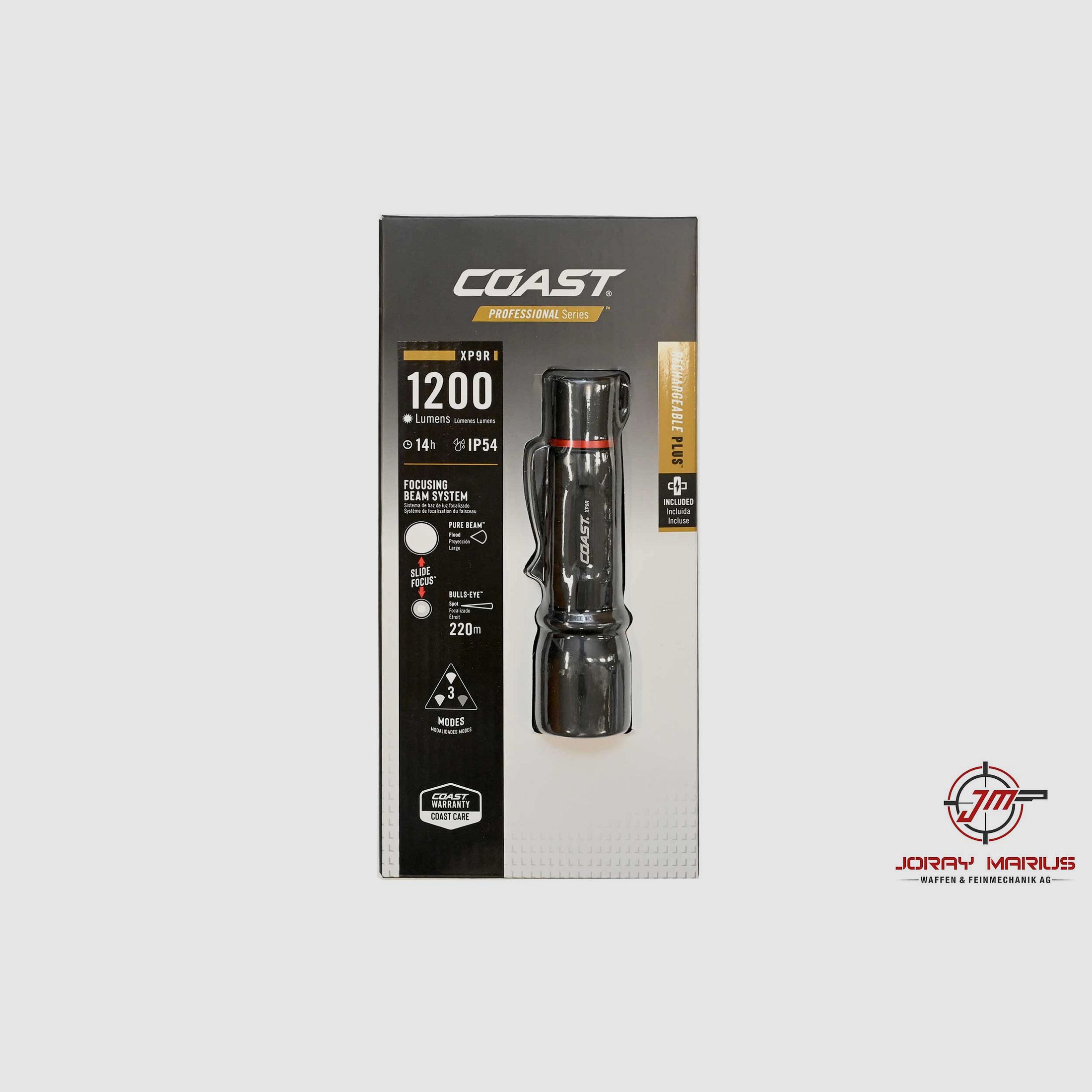 Coast XP9R LED Taschenlampe, 1200 Lumen