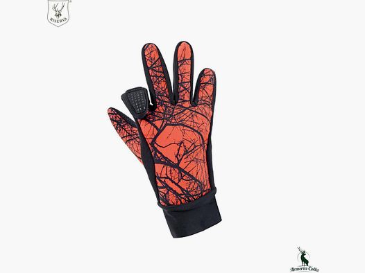 Reservierte Winterhandschuhe Camouflage Orange