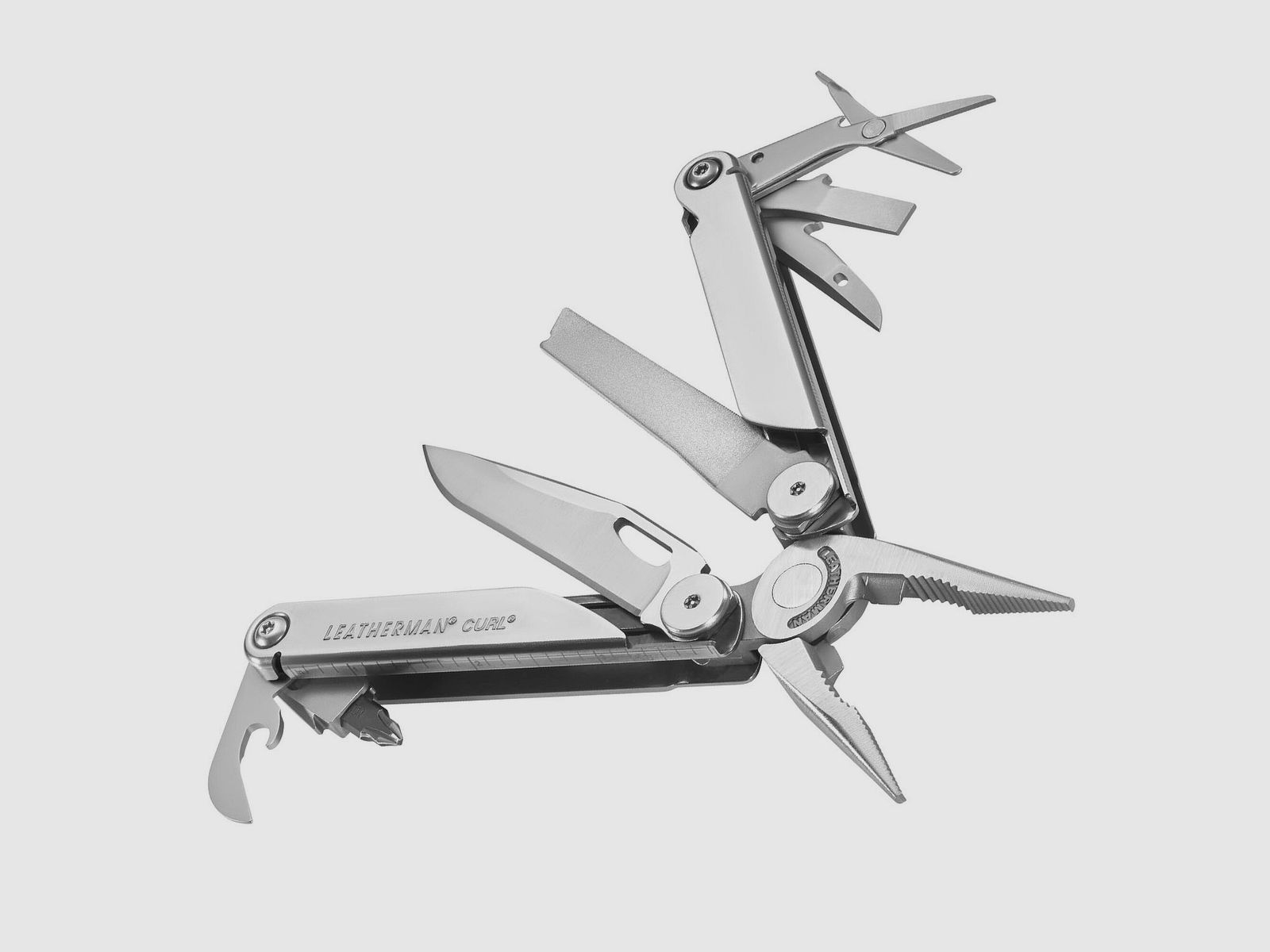 Leatherman CURL Stainless, Nylon Holster, Schwarz, M