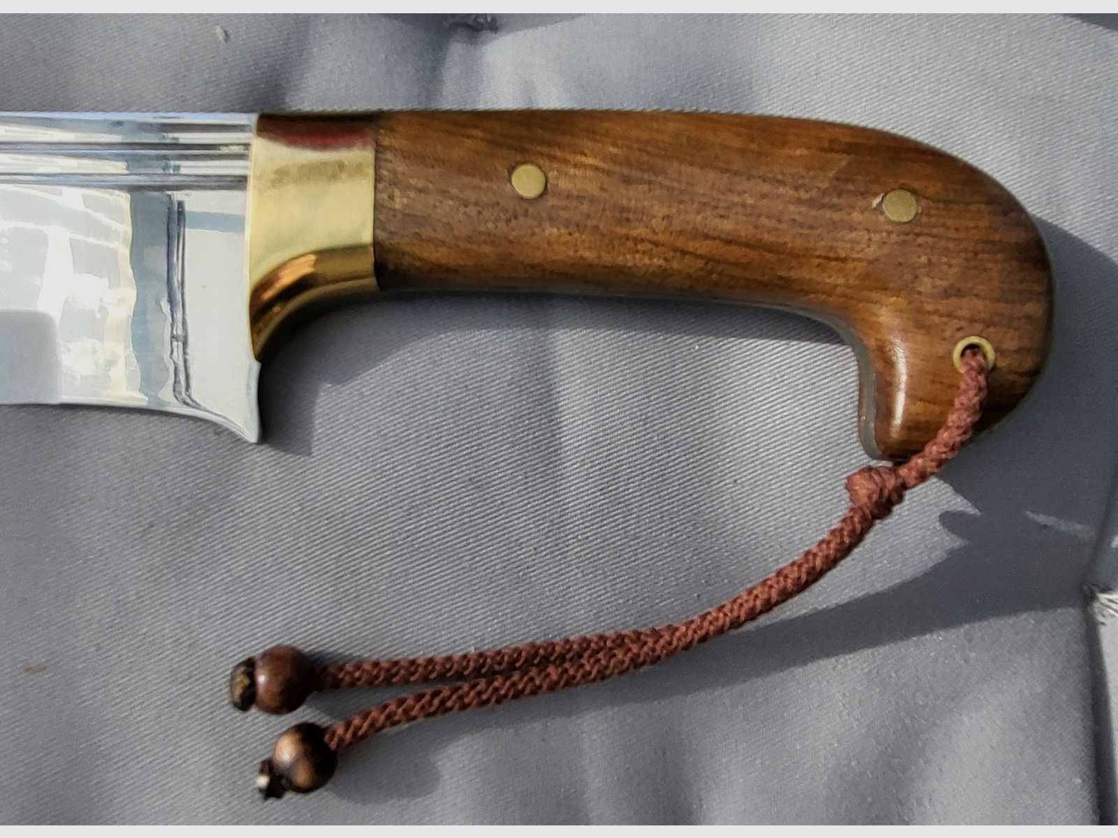 Grosses Hiebmesser, 37cm lange rostfreie Klinge, fast neuwertig