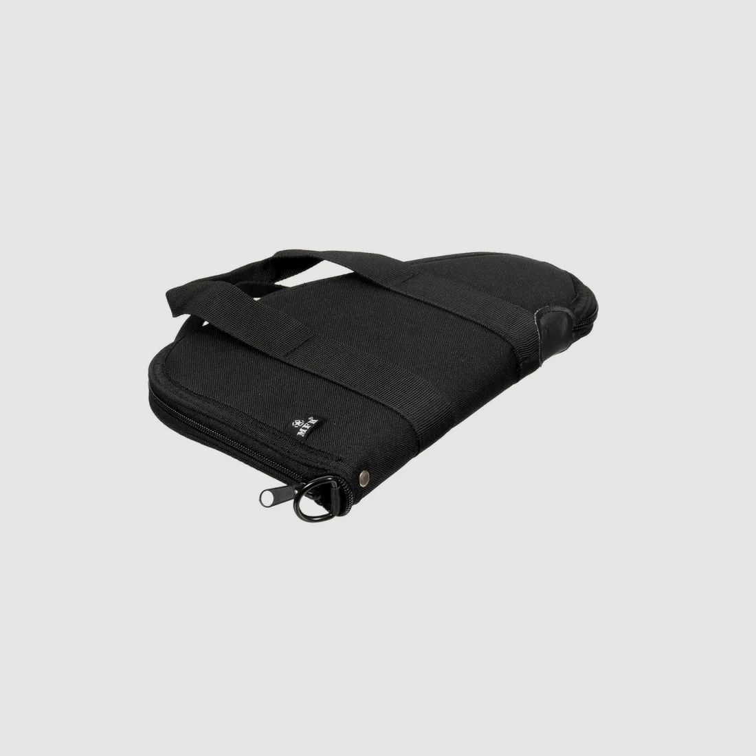 Borsa per pistola con manici, bloccabile, Piccola (30cm), Nera