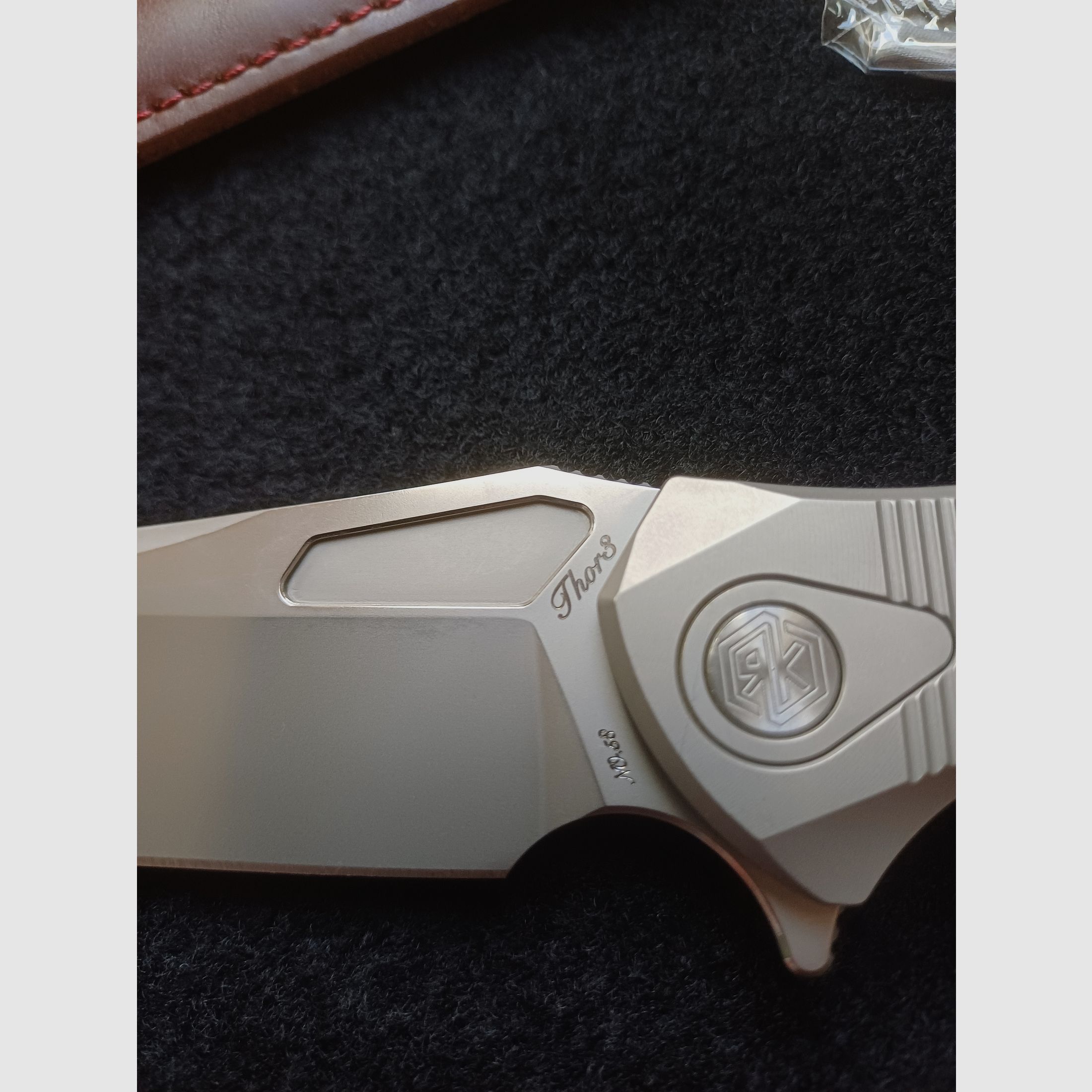 Rike Knife Thor 3 Framelock Titan M390 Lame Full Integral