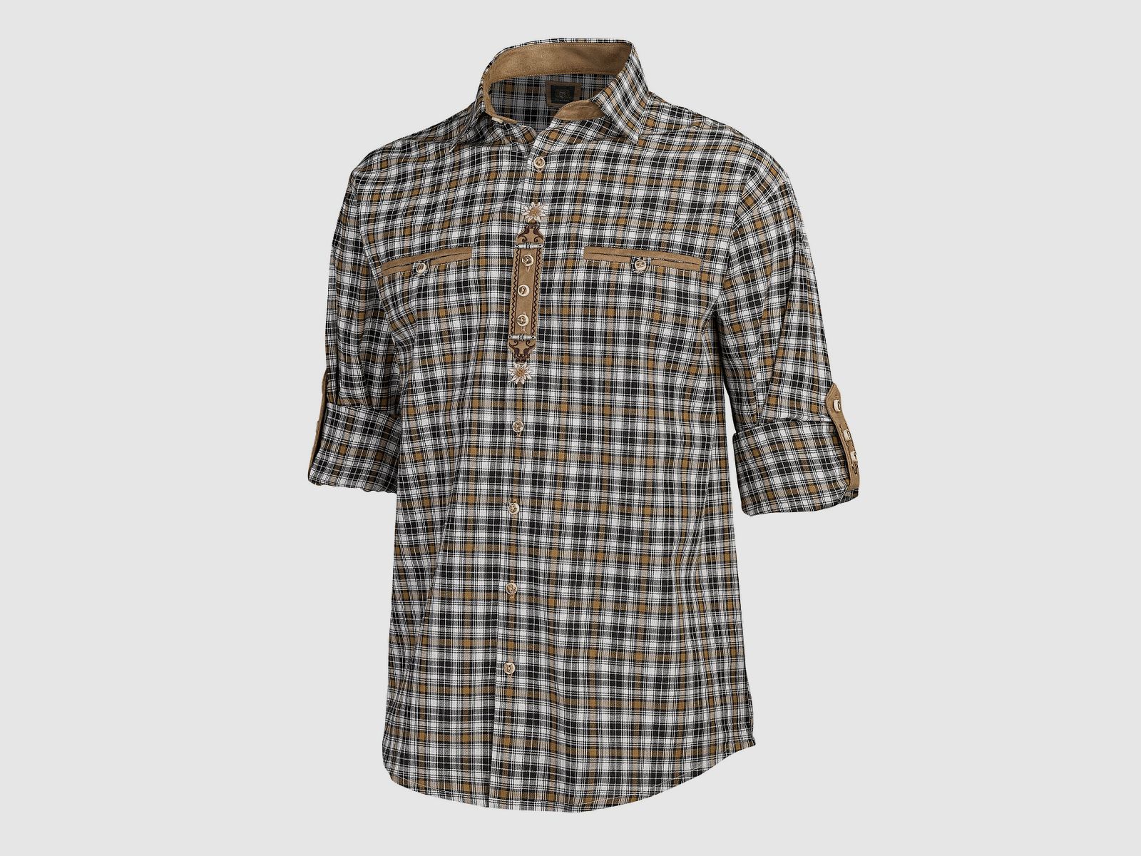 OS-Trachten Chemise à Manches Longues pour Hommes