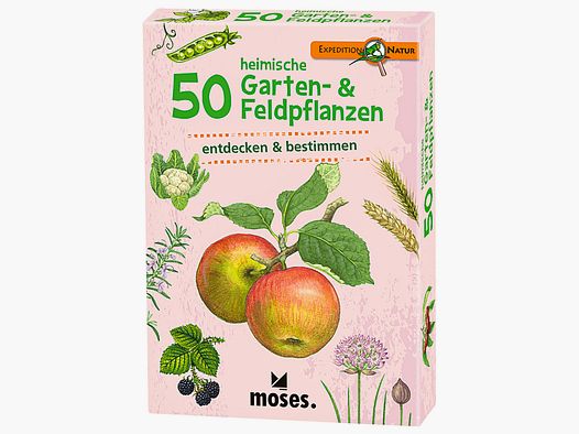 Moses Kartenspiel 50 heimische Garten- & Feldpflanzen
