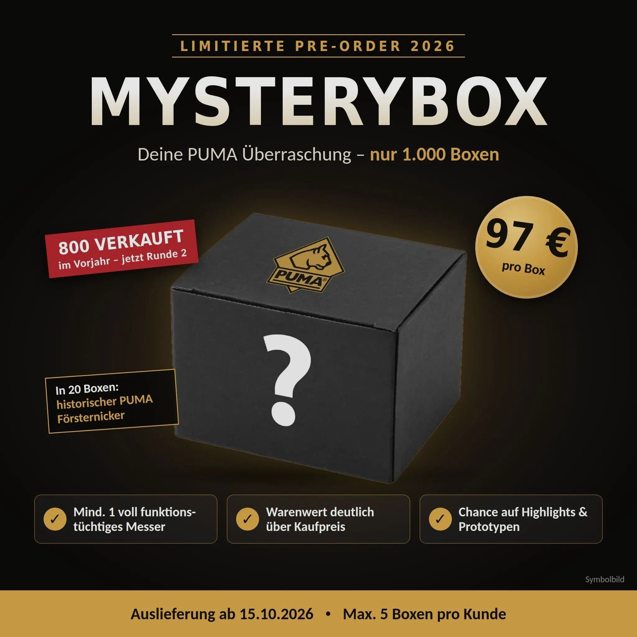 PUMA Messer Mysterybox 2026 – limitierte Pre-Order, Bild 2 von 2