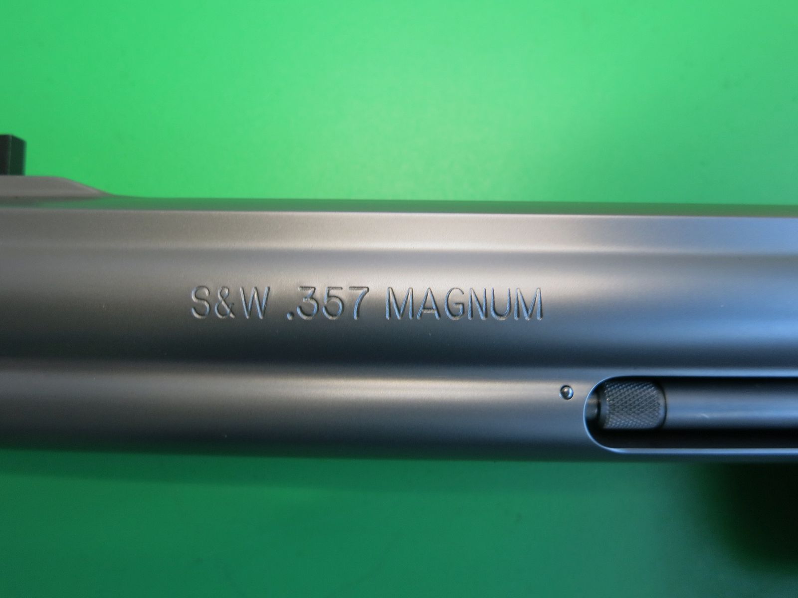 Revolver, SMITH&WESSON, Mod. 686-5 Target Champion, .357 Magnum, 6" loop, roestvrij staal versie, Nill-grip    #16