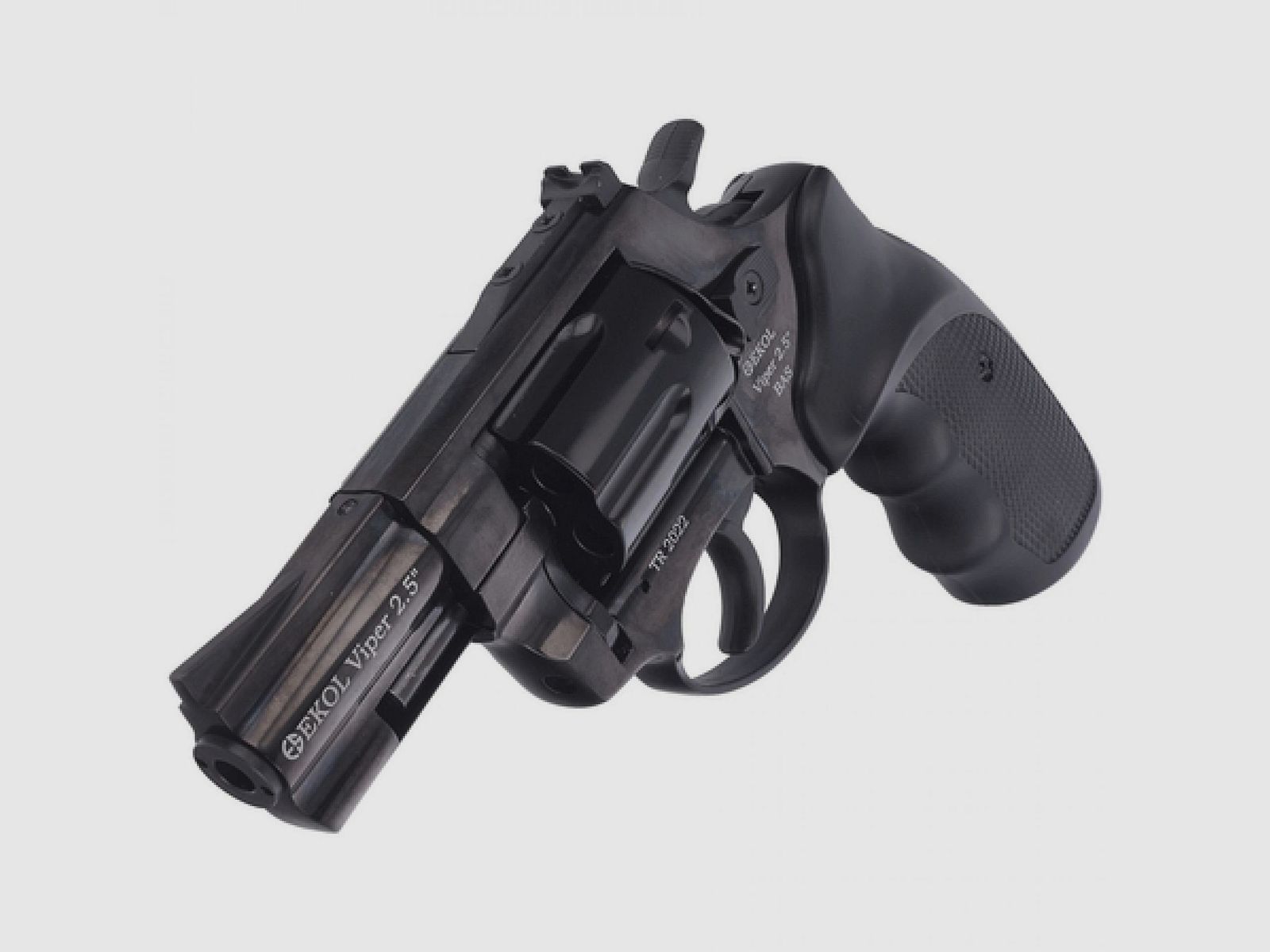 Revólver de alarma BAS Voltran EKOL Viper 2.5'' Black cal. .22 Long Blanc, imagen 3 de 7