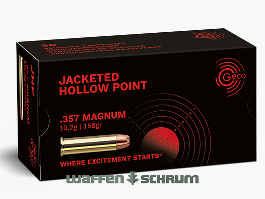 Geco hollow point 10.2g - 158gr .357Mag