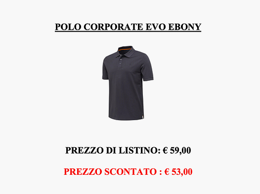 Beretta – POLO CORPORATE EVO EBONY