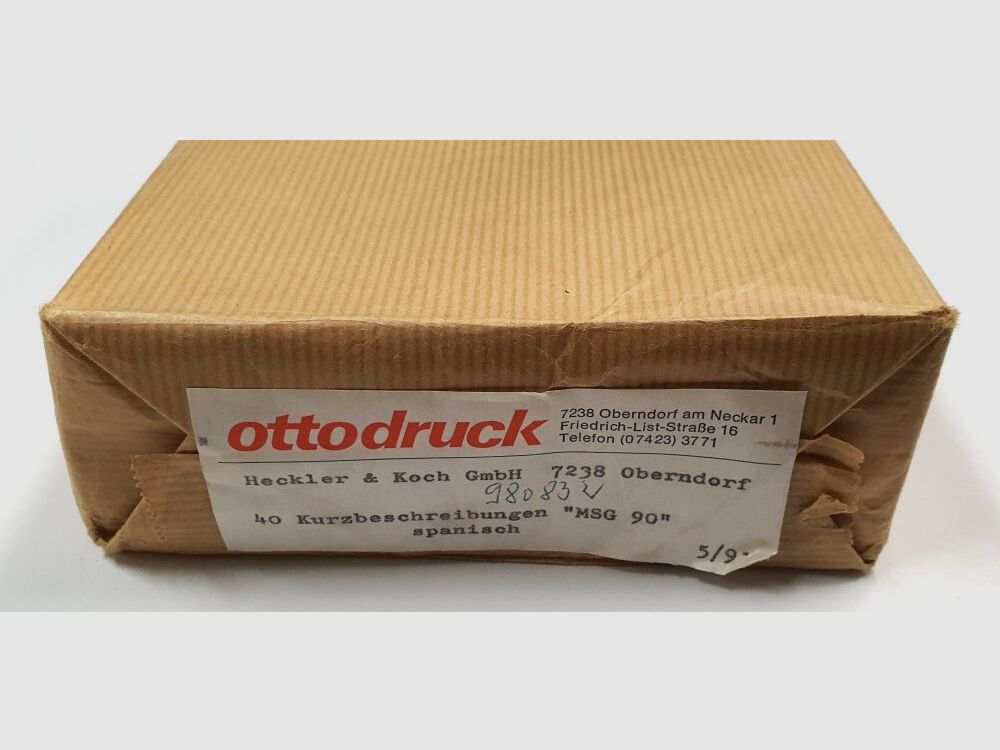 Heckler & Koch gebruikershandleiding Heckler & Koch precisgeweer H&K MSG90 opvolger van de PSG1