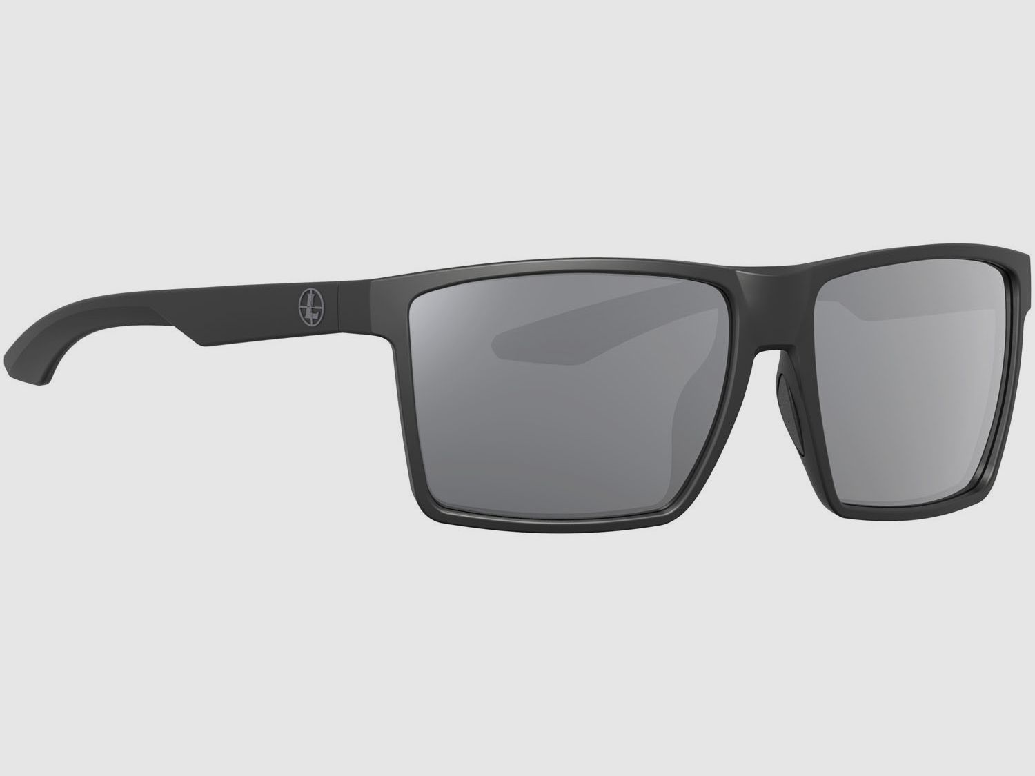 LEUPOLD DESOTO Brille – matte schwarze Fassung / hellgraue glänzende Linse