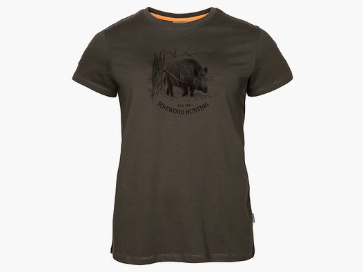 Pinewood Wildboar DamenT-Shirt braun