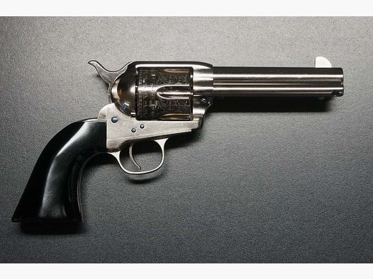 Uberti 1873 0410 niklowany grawerunek