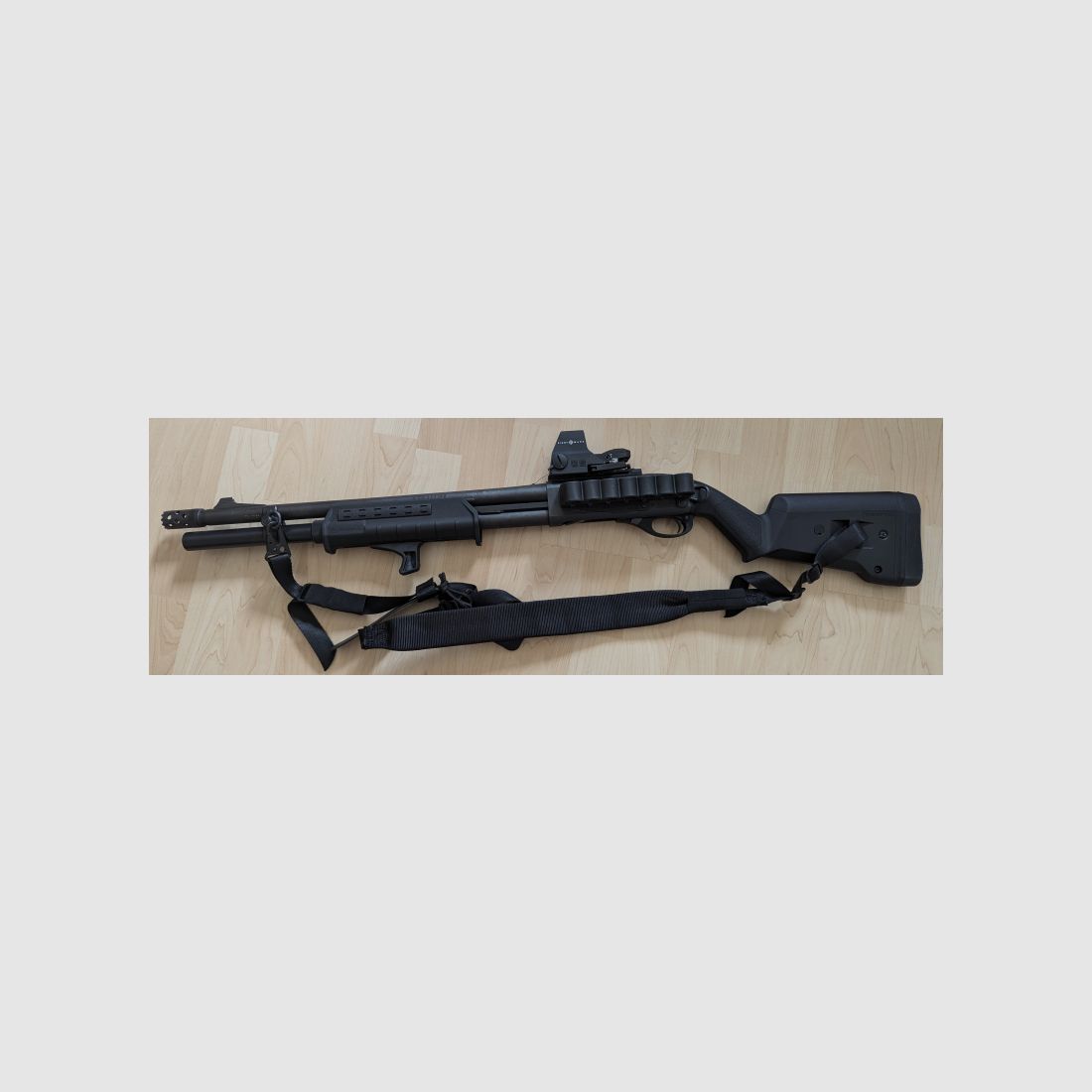 Remington 870 Tactical 12/76 + diverse Anbauten